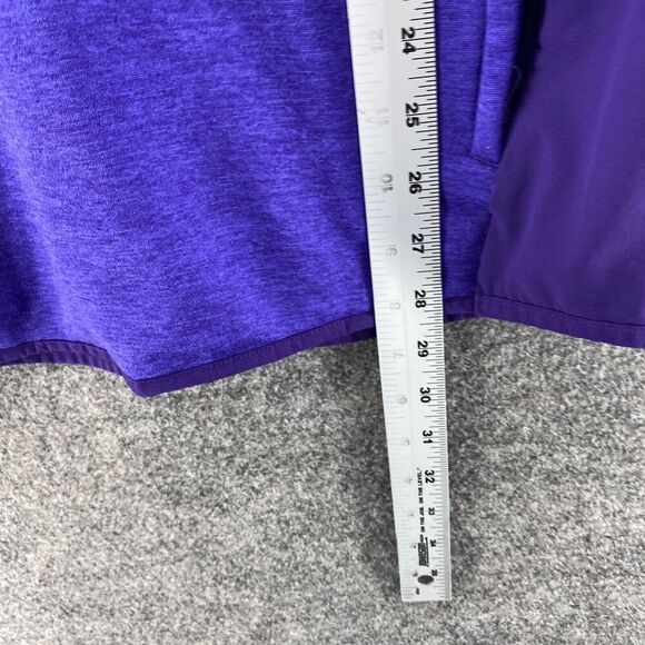 Under Armour Activewear Track Jacket Women L Large Blue Basketball 1/4 Zip - Picture 6 of 8